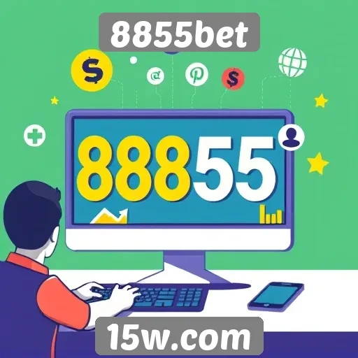 Estratégias de marketing digital do site 8855bet